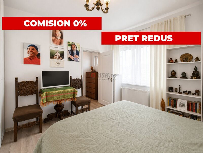 Ferdinand 0% comision 2 camere cu farmec 70mp  renovat 2023, tavane inalte, fara risc